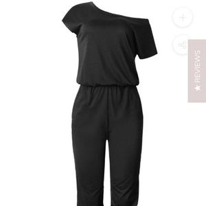 Off shoulder jumpsuit